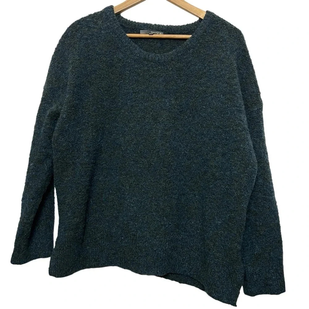Matty M Blue Chenille Sweater Women's Size XS Style Number MS4451CAT